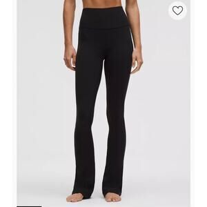 Womens Lululemon lululemon Align™ High-Rise Mini-Flare Pant Black Size 8 EUC!